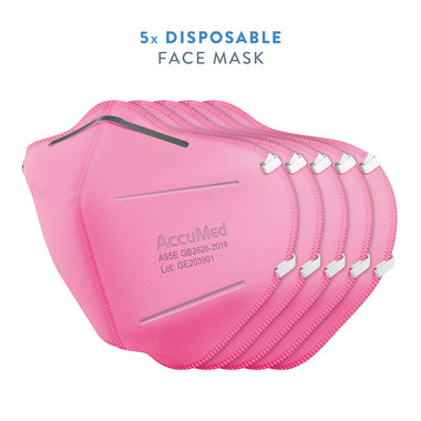 AccuMed 5-Pack KN95 Protective Face Mask