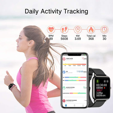 Donerton Smart Watch, Fitness Tracker 1.4 for Android Phones, Fitness Tracker with Heart Rate