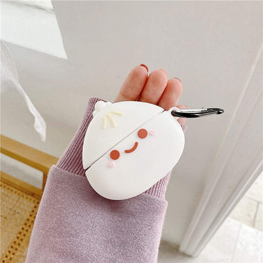 ICI-Rencontrer Super Cute Smile Steamed Buns Airpods