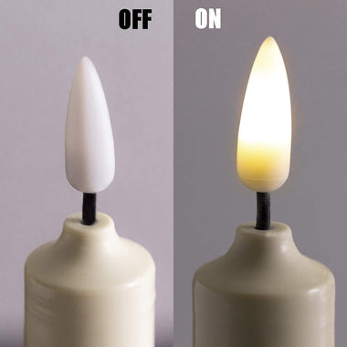 Windows Candles with Remote and Timer & Candlestick