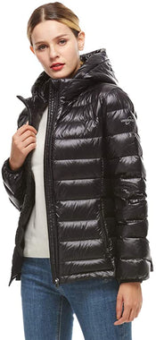 Universo Women's Down Jacket Lightweight Packable Puffer Down Coats Winter Outerwear