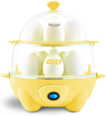 Deluxe Rapid Egg Cooker Electric for Hard Boiled, Poached, Scrambled