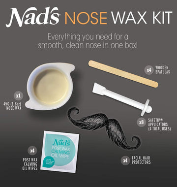 Nad's Nose Wax Kit for Men & Women - Waxing Kit for Quick