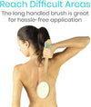 Lotion Applicator for Your Back (4 Pads) - Long Reach Handle