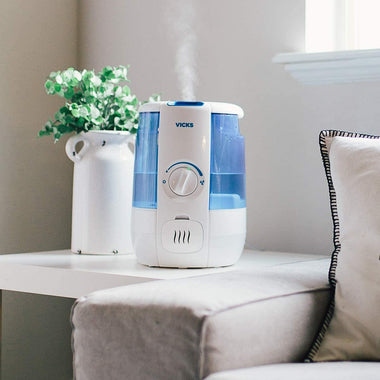 Vicks Ultrasonic CoolRelief Filter Free Humidifier with VapoSteam