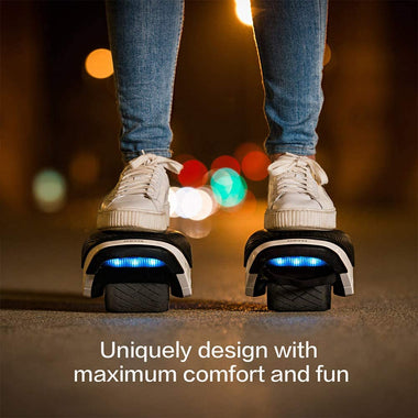 Electric Roller Skates Hovershoes Two Wheels Self-Balancing Scooter with RGB LED