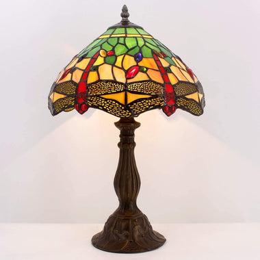 Tiffany Stained Glass Shade Table Lamp