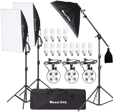 2400W Softbox Photography Lighting Kit 20"x 28" Professional