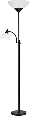 Adesso 7202-01 Piedmont 71" Torchiere Reading Lamp