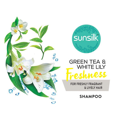 Green Tea & White Lily Shampoo, 370 ml