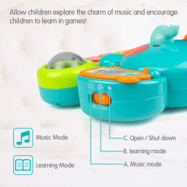 Multifunctional Musical Toys Elephant  Keyboard