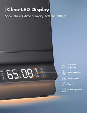 TaoTronics Humidifiers 6L Cool Mist Humidifier with Humidistat