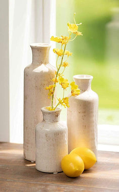 Sullivans Ceramic Vase Set - 3 Small Vases