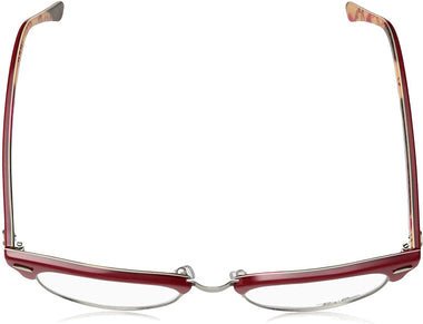 Unisex RX5154 Clubmaster Eyeglasses Red On Texture Camuflage 51mm