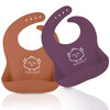 Silicone Baby Bibs - Waterproof  Easy Wipe Silicone