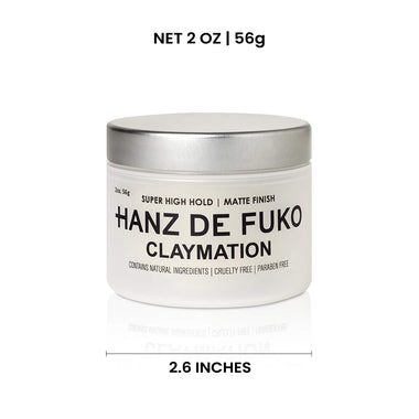 Hanz de Fuko Claymation- Premium Mens Hair Styling