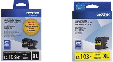 Brother Genuine High Yield Black Ink Cartridges, LC1032PKS, Replacement