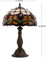 Tiffany Glass Tulip Flower Bedside Antique Style