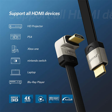 UGREEN HDMI Right Angle Cable 270