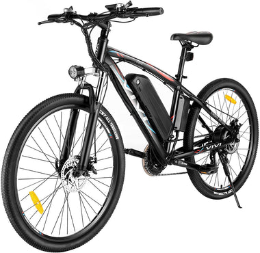 Electric Mountain Bike 350W/500W, 22MPH with 48V 10.4AH Removable Lithium-ion Battery