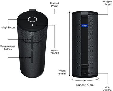 BOOM 3 Portable Waterproof Bluetooth Speaker