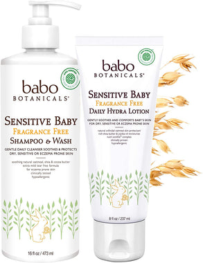 Babo Botanicals Sensitive Baby Bedtime Essentials