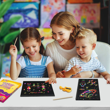pigipigi Rainbow Scratch Paper for Kids