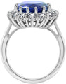 Amazon Collection Platinum-Plated Sterling Silver Celebrity "Kate" Ring