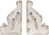 Creative Co-Op Distressed Corbel Shaped Bookends