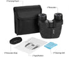 12x25 Compact Binoculars with Clear Low Light Vision
