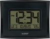 Technology WT-8002U-B-INT Digital Black Clock