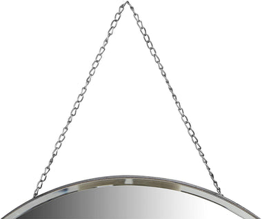 Round Frameless Wall Decorative Chain Mirror