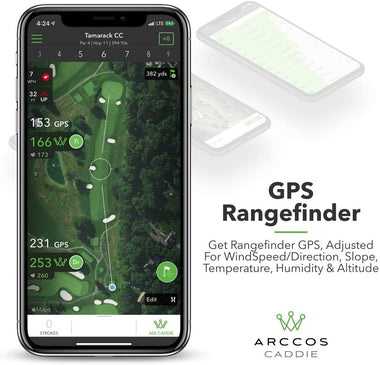 Arccos Caddie Smart Sensors Featuring Rangefinder 3rd Generation