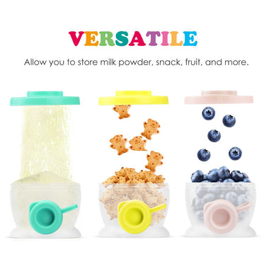 Baby Formula Dispenser Non-Spill Stackable