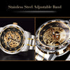 A-Alps Luxury Classic Skeleton Mechanical Stainless Steel Watch
