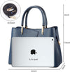 Women's Leather Handbags Shoulder Bags,Classical Style Purses Top Handle Satchel Bag for Work