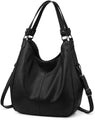 Hobo Bags for Women Faux Leather Shoulder Bag Large Crossbody Bags with 2 Compartments