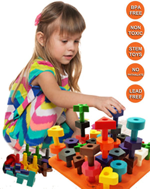 Peg Board Toddler Stacking Toys
