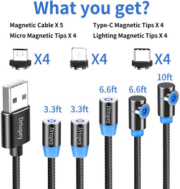 Drtopey USB Magnetic Charging Cable