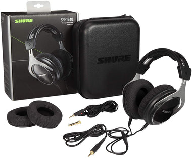 Shure SRH1540 Premium Closed-Back Headphones for Clear Highs and