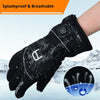 AKASO Heated Gloves for Men Women, Electric Heated Ski Gloves