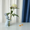 Resin Rabbit Decor Mini Flower Vase