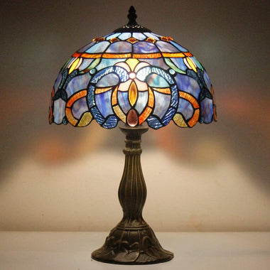 Tiffany Style Bedside Stained Glass Lamp
