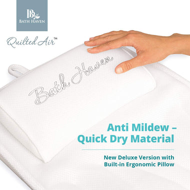 QuiltedAir BathBed Deluxe - Luxury Bath Pillow