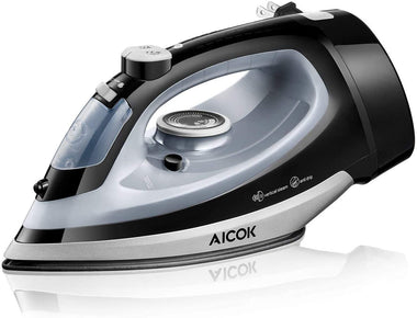 AICOK Steam Iron 1700W Professional Iron for Clothes with Retractable Cord