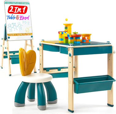 Toddler Table and Chair Set 2in1 Kids Table