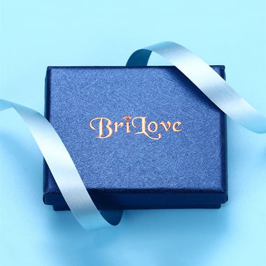 BriLove Women's Wedding Bridal Crystal Multi Teardrop Cluster Statement Set