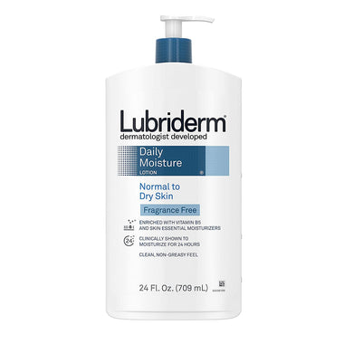 Lubriderm Daily Moisture Hydrating Unscented Body Lotion