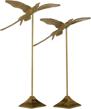 Deco 79  Gold  Glam Bird Sculpture