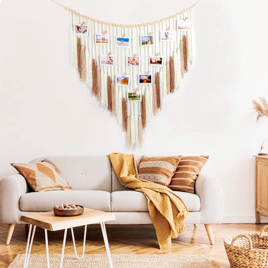 Wall Hanging Large Macrame Wall Hanging with Wood
